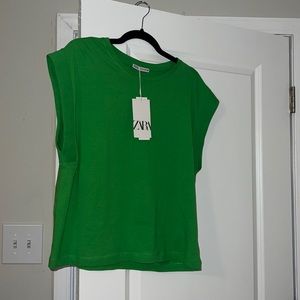Green Zara Top